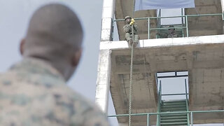 UNITAS 2023: 3rd Battalion, 23d Marine Regiment Rappel Tower