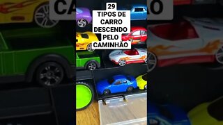 29 TIPOS DE DE CARRO DESLIZANDO PELO CAMINHÃO #shorts #shorts