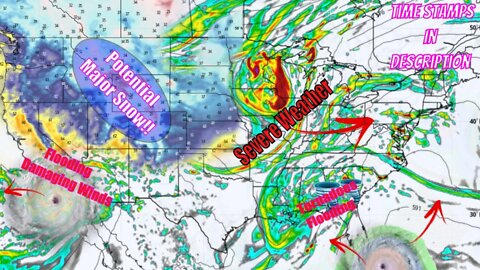 Potential Major Snow Storm, Tornadoes, Major Flooding & More! - The WeatherMan Plus