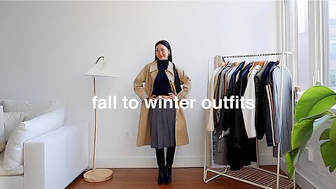 fall to winter outfits | 10 easy transitional outfits
