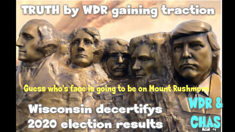 TRUTH by WDR gains Traction! Trump on Mt. Rushmore!