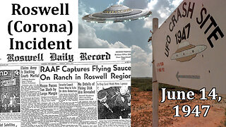 Coincidence 7: Roswell (Corona) UFO Incident Began on June 14, 1947 (Trump's 1st Birthday)