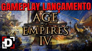 AGE OF EMPIRES 4 (IV) - GAMEPLAY DE LANÇAMENTO