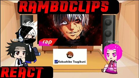 Time Naruto React ao Rap do Kaneki #gacha #anime #gachalife