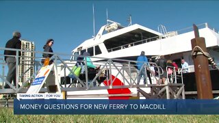 Hillsborough County Commissioners to address money questions for new ferry to MacDill