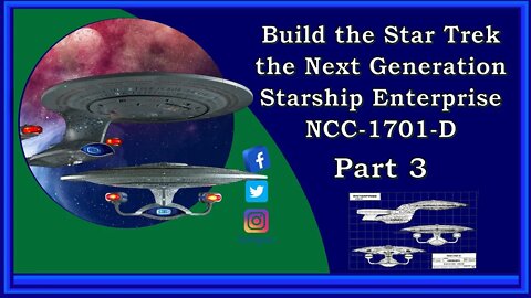 Star Trek the Next Generation Starship Enterprise NCC-1701-D Build - Part 3