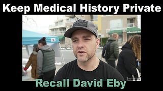 Keep Medical History Private - Recall David Eby