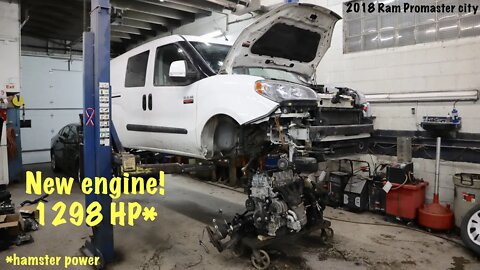 Replacing the engine in the Ram Promaster city project