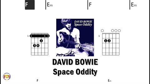 DAVID BOWIE – Space Oddity - (Chords & Lyrics like a Karaoke) HD