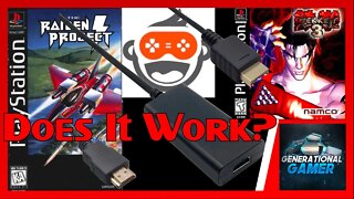 LevelHike PS2 HDMI Adapter - Does it work with PS1 Games?