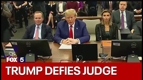 "Trump's Unprecedented Courtroom Address: Defying Judges on the Final Day of the Year"