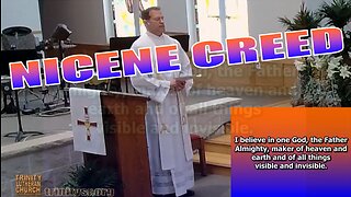 Timeless NICENE CREED Believe One Lord Jesus Christ Son of God Holy Christian Trinity Lutheran SR MN
