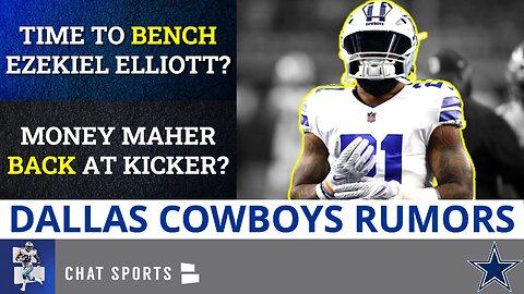 Cowboys Rumors: Bench Ezekiel Elliott? Brett Maher Starting At Kicker?