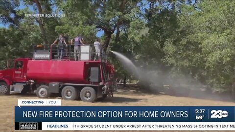 New fire retardant may help protect homes against wildfires