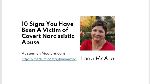 Narcissistic Abuse: 10 Signs You've Been a Victim and Might Not Realize It