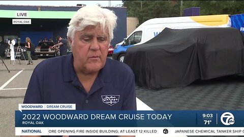 Jay Leno on Hand for 2022 Woodward Dream Cruise