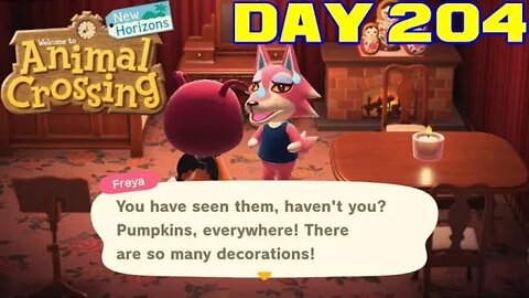 Animal Crossing: New Horizons Day 204 - Nintendo Switch Gameplay 😎Benjamillion