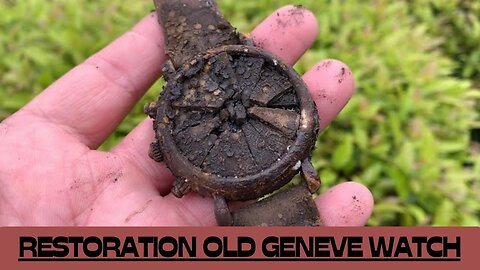 Restoration Old Geneve watch | Restoring Destroyed waterproof watch