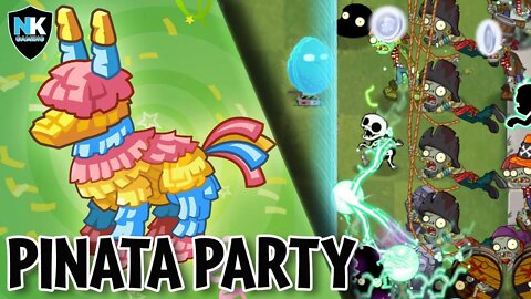 PvZ 2 - Pinata Party - May 28, 2022 - Level 1 Plants vs. Max Level