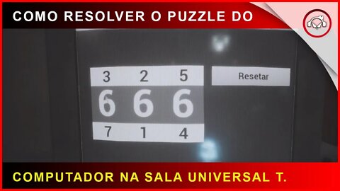 Fobia St Dinfna Hotel, Como resolver o puzzle do computador (Jogo Brasileiro) | Super dica