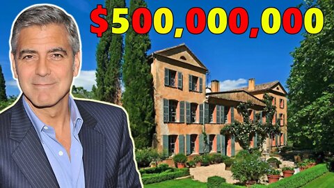 Millionaire George Clooney - His Billionaire Lifestyle & Trillionaire Mindset