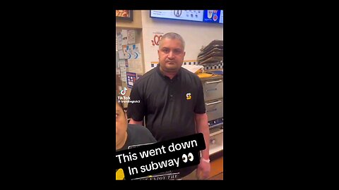 Subway employees refuse to make man's order even though he paid for it.