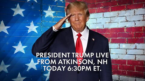 REPLAY: Trump to Deliver Remarks in Atkinson, NH. | 01-16-2024
