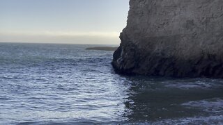 Blow hole in Santa Cruz