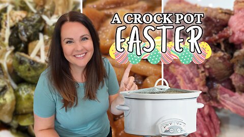 4 EASTER RECIPES to make in the CROCK POT! | EASY Easter Sides