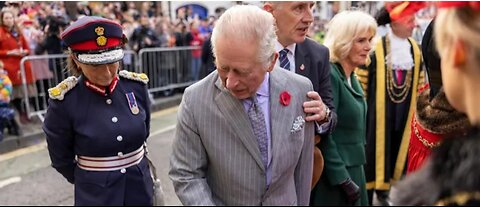 King Charles and Queen Consort nearly hit with eggs on walkabout in York