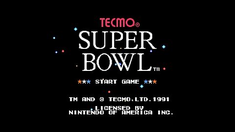 Streaming Tecmo Super Bowl for NES emulator.