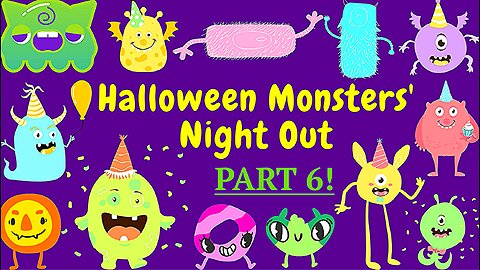 Halloween Monsters Cartoon - Kids Halloween Video - Children Spooky Halloween Cartoon