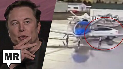 Automated Tesla Crashes Into $3 Million Jet After Owner Activates ‘Smart Summon’