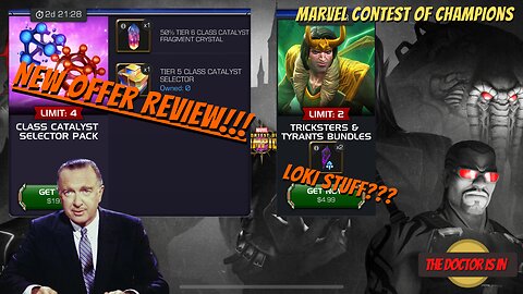 MCOC News and Views Class Catalyst Selector Pack and a Loki Event Let's Review