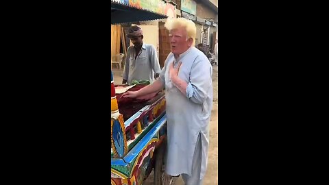 Donald Trump’s lookalike seen in Pakistan