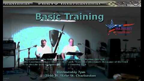 11-01- 2023 7:00 pm Wednesday Basic training - Sacred Name Of God p2