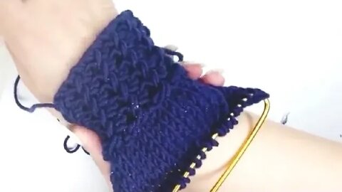 🧶Easy knitting pattern for sleeves
