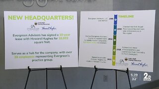 Evergreen Advisors relocating to Howard County