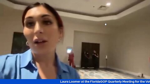 Laura Loomer at the FloridaGOP Quarterly Meeting for the Vote on the Loyalty Oath revocation