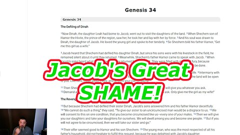 Dinah; and Jacob's Great shame Genesis 34 35