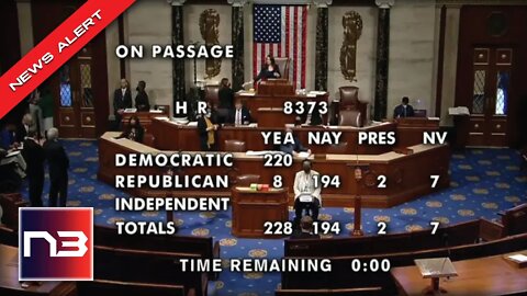 8 Republican Congressman JOIN Democrat Ranks To Pass Their New Bill