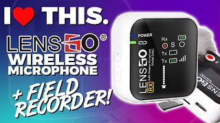 Rode Wireless GO Alternative? Lensgo Wireless Microphone + Field Recorder! (Tech Review)