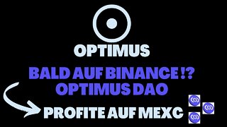 BALD AUF BINANCE & MARKETINGSTART - OPTIMUS | 2022 (Deutsch)