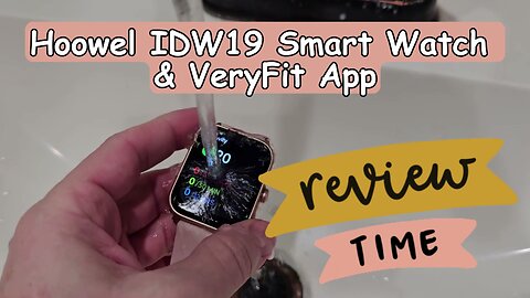 Hoowel IDW19 Smart Watch, Full Review and Tutorial (Available in 4 Colors / currently $39.99)