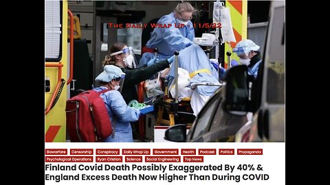 Finland Covid Death Possibly Exaggerated By 40%,Excess Death In The UK Now Higher Than During COVID