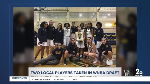 Two local players taken in WNBA draft