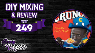 DIY E juice Mixing and Review! Adam's Cap'n Crunch By REKOHMS