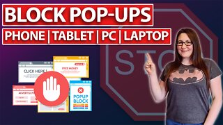 HOW TO STOP POP UP ADS | ANDROID | MOBILE | PC | LAPTOP