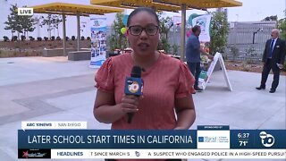Dealing with late school start times across California