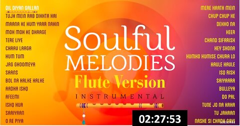 Instrumental Music Flute Version Top Songs on Flute